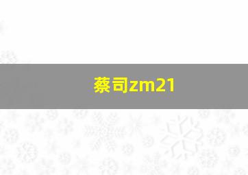 蔡司zm21