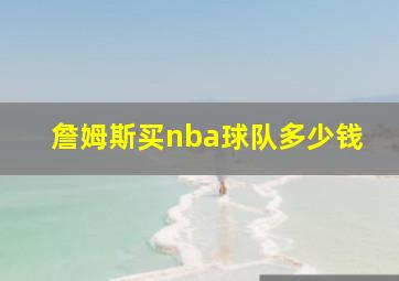 詹姆斯买nba球队多少钱