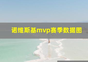 诺维斯基mvp赛季数据图