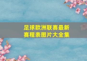 足球欧洲联赛最新赛程表图片大全集