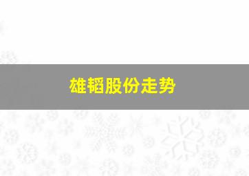 雄韬股份走势