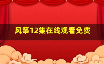 风筝12集在线观看免费