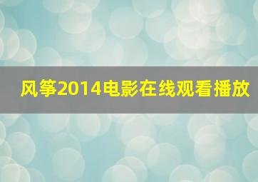 风筝2014电影在线观看播放