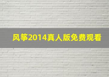 风筝2014真人版免费观看