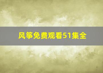 风筝免费观看51集全