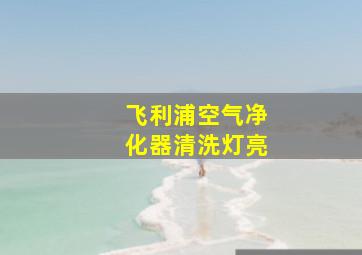 飞利浦空气净化器清洗灯亮