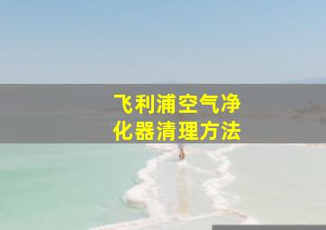 飞利浦空气净化器清理方法