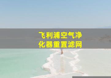 飞利浦空气净化器重置滤网