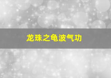 龙珠之龟波气功