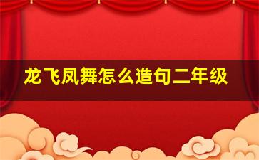 龙飞凤舞怎么造句二年级